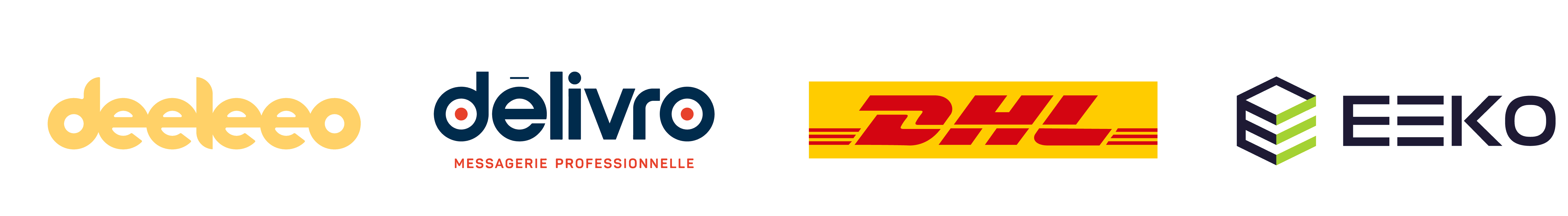 Deeleeo, Delivro, DHL, EEKO