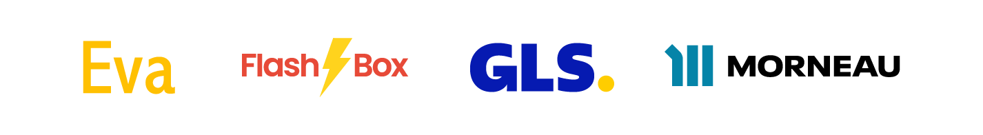 Eva, Flash Box, GLS, Groupe Morneau